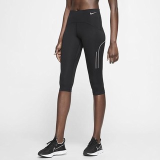 Leggings Nike Speed Running Capri Dama Negrii | GQJZ-38940